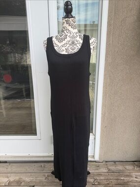 Joe Fresh Black Sleeveless Maxi Dress